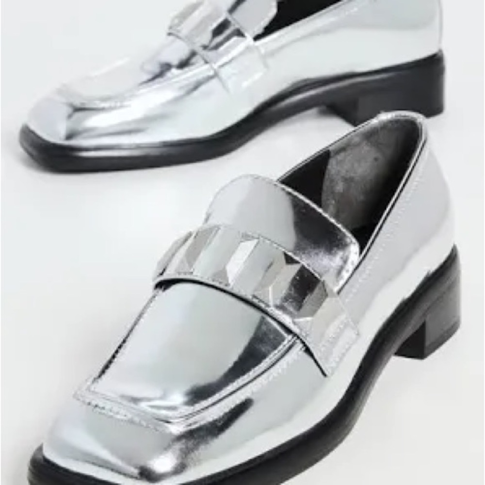 rag & bone Silver Loafers